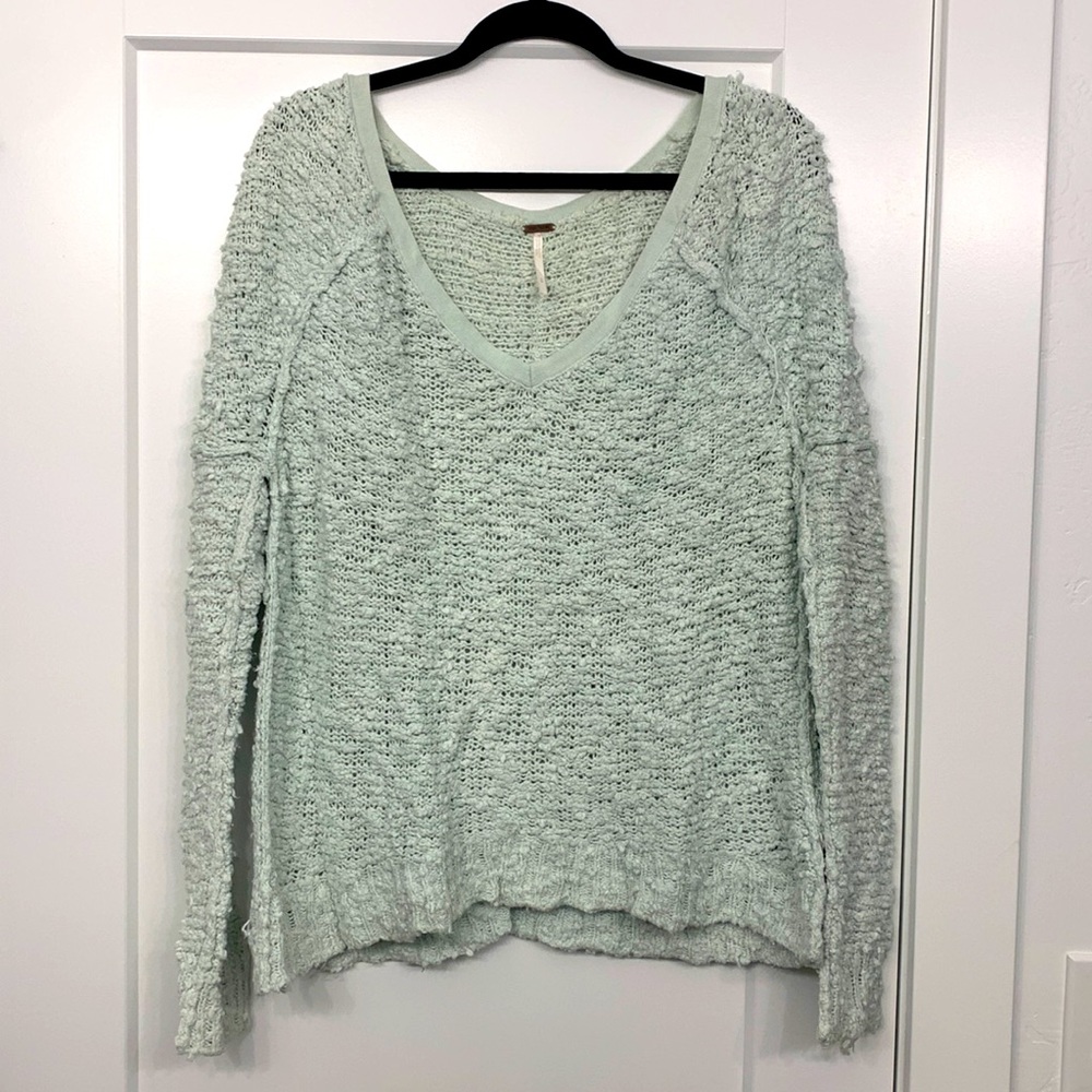 Free People - Teal Sweater - Size Small